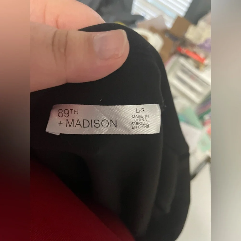 89th & Madison Black Blazer Tailored Suit Jacket - Picture 5 of 5